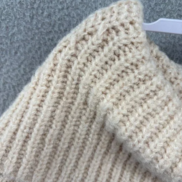 Meshki Cream Off-the-Shoulder Knit Sweater - Picture 9 of 12